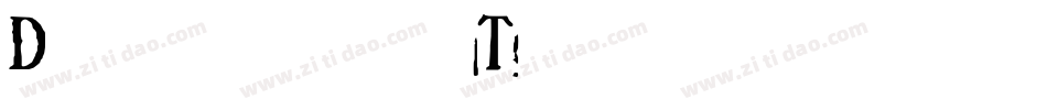 Depressionist Three字体转换
